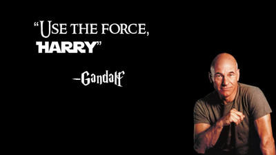 

Akhuratha astar-wars-harry-potter-black--patrick-stewart-fresh-background-quotes-men-gandalf-humor-images-rings Wall Poster Paper Print(12 inch X 18 inch, Rolled)