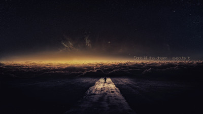 

Akhuratha -art-dreams-horizon-quotes-roads Wall Poster Paper Print(12 inch X 18 inch, Rolled)
