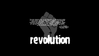

Akhuratha -quotes-revolution Wall Poster Paper Print(12 inch X 18 inch, Rolled)