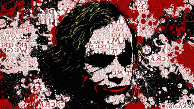 

Akhuratha Wall Poster /-Batman-anime-movies-paint-splatter-typography-The-Dark-Knight Paper Print(12 inch X 18 inch, Rolled)