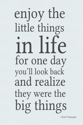

Akhuratha Wall Poster -wallpos-enjoy-the-little-things-for-one- Paper Print(18 inch X 12 inch, Rolled)