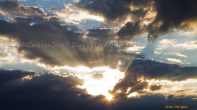 

Akhuratha a-quote-quotes-sunshine-rain Wall Poster Paper Print(12 inch X 18 inch, Rolled)