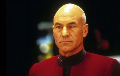 

TV Show Star Trek: The Next Generation Star Trek Patrick Stewart Capitan Jean-Luc Picard HD Wall Poster Paper Print(12 inch X 18 inch, Rolled)