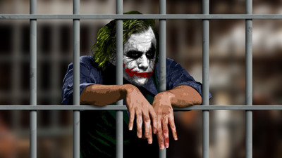 

Aabhaas Wall Poster /-Batman-anime-movies-prison-MessenjahMatt-The-Dark-Knight Paper Print(12 inch X 18 inch, Rolled)