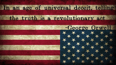

Akhuratha atruth-george-orwell Wall Poster Paper Print(12 inch X 18 inch, Rolled)