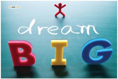 

Akhuratha Wall Poster -dream-big-wall-door-wpsl-wpsl-mykwywdmdss Paper Print(18 inch X 12 inch, Rolled)