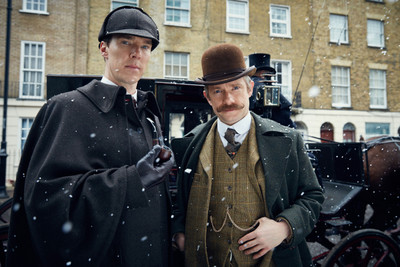 

Akhuratha Wall Poster Sherlock-John-Watson-Sherlock-Holmes-TV-detectives Paper Print(12 inch X 18 inch, Rolled)