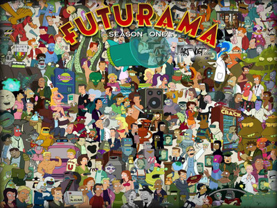 

TV Show Futurama Cast HD Wall Poster Paper Print(12 inch X 18 inch, Rolled)