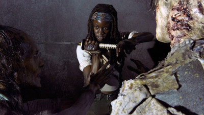 

TV Show The Walking Dead Michonne Danai Gurira HD Wall Poster Paper Print(12 inch X 18 inch, Rolled)