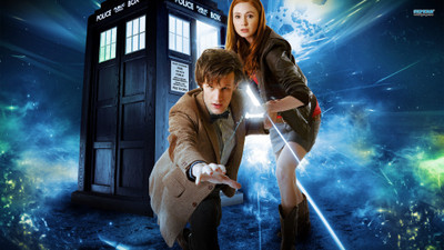 

TV Show Doctor Who The Doctor Amy Pond Tardis HD Wall Poster Paper Print(12 inch X 18 inch, Rolled)