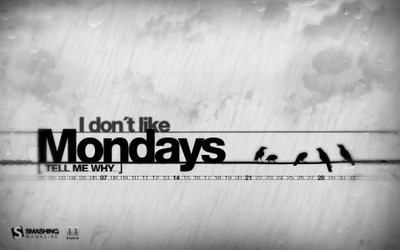 

Akhuratha acalendar-desktop--mondays-s-smash Wall Poster Paper Print(12 inch X 18 inch, Rolled)