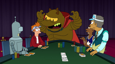 

Akhuratha Designs TV Show Futurama Bender Fry HD Wall Poster Paper Print(12 inch X 18 inch, Rolled)