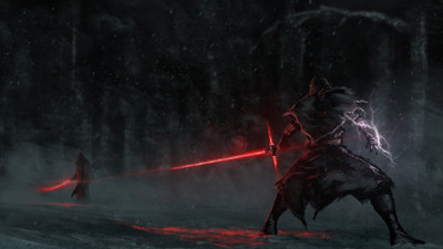 

Aabhaas Wall Poster /-Star-Wars-lightsaber-sea Paper Print(12 inch X 18 inch, Rolled)