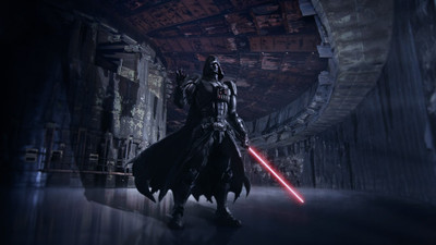 

Aabhaas Wall Poster Darth-Vader-Star-Wars-Adobe-Photoshop Paper Print(12 inch X 18 inch, Rolled)
