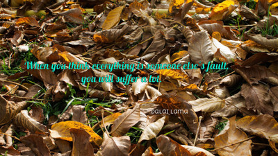 

Akhuratha a-quote-quotes-suffering-fault Wall Poster Paper Print(12 inch X 18 inch, Rolled)