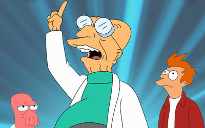 

TV Show Futurama Zoidberg Fry Professor Farnsworth HD Wall Poster Paper Print(12 inch X 18 inch, Rolled)