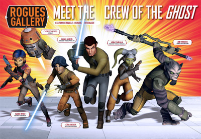

Aabhaas TV Show Star Wars Rebels Star Wars C1-10P Kanan Jarrus Hera Syndulla Zeb Orrelios Sabine Wren Ezra Bridger HD Wall Poster Paper Print(12 inch X 18 inch, Rolled)