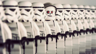 

Aabhaas Wall Poster stormtrooper-LEGO-Star-Wars-humor-white-LEGO-Star-Wars Paper Print(12 inch X 18 inch, Rolled)
