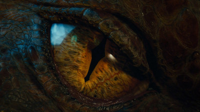 

Akhuratha Wall Poster-Smaug-The-Hobbit-dragon-eyes Paper Print(12 inch X 18 inch, Rolled)