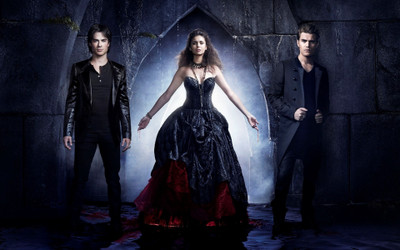 

TV Show The Vampire Diaries HD Wall Poster Paper Print(12 inch X 18 inch, Rolled)