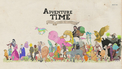 

TV Show Adventure Time HD Wall Poster Paper Print(12 inch X 18 inch, Rolled)