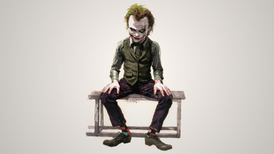 

Akhuratha Wall Poster Joker-Heath-Ledger-The-Dark-Knight-Rises-Batman Paper Print(12 inch X 18 inch, Rolled)