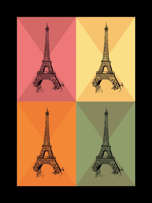 

Akhuratha Wall Poster eiffel-tower-pop art- Paper Print(18 inch X 12 inch, Rolled)