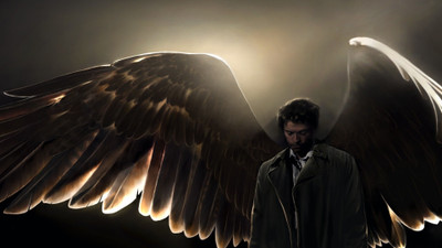 

TV Show Supernatural Castiel HD Wall Poster Paper Print(12 inch X 18 inch, Rolled)