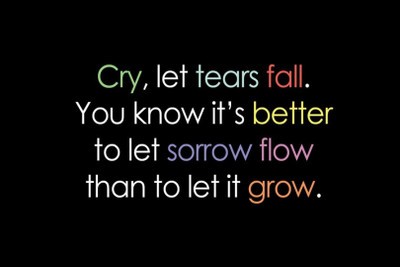 

Akhuratha Wall Poster -dakshita-dakshita-cry-let-tears-fall-x-paper Paper Print(18 inch X 12 inch, Rolled)