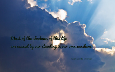 

Akhuratha aquote-quotes-sunshine-shadow Wall Poster Paper Print(12 inch X 18 inch, Rolled)