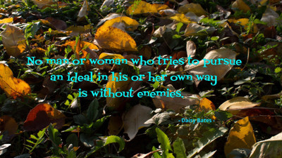 

Akhuratha a-quote-quotes-enemy-ideal Wall Poster Paper Print(12 inch X 18 inch, Rolled)