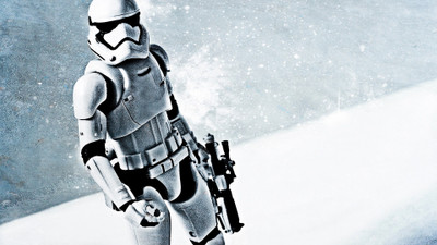 

Aabhaas Wall Poster Star-Wars-Star-Wars-Episode-VII---The-Force-Awakens-stormtrooper-gun Paper Print(12 inch X 18 inch, Rolled)