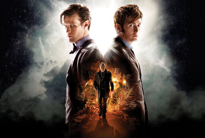 

TV Show Doctor Who Time Lord Ten Eleven Matt Smith David Tennant John Hurt BBC HD Wall Poster Paper Print(12 inch X 18 inch, Rolled)