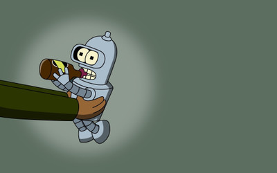 

TV Show Futurama Bender HD Wall Poster Paper Print(12 inch X 18 inch, Rolled)