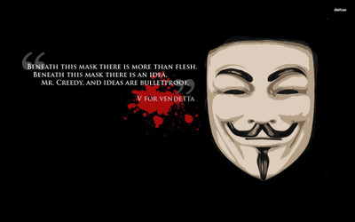 

Akhuratha av-for-vendetta-vendetta-anonymous-mask-quote Wall Poster Paper Print(12 inch X 18 inch, Rolled)