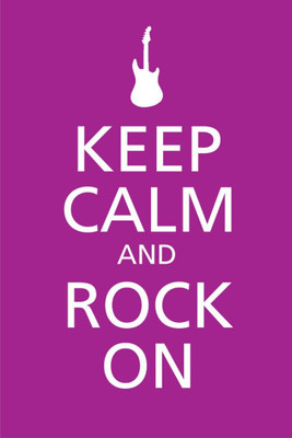 

Akhuratha Wall Poster keep-calm-and-rock-on Paper Print(18 inch X 12 inch, Rolled)