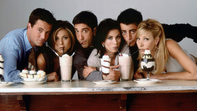

TV Show Friends Monica Geller Courteney Cox Lisa Kudrow Rachel Green Jennifer Aniston Phoebe Buffay Matt LeBlanc Joey Tribbiani Matthew Perry Chandler Bing David Schwimmer Ross Geller HD Wall Poster Paper Print(12 inch X 18 inch, Rolled)
