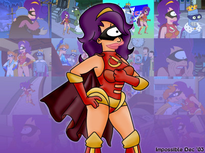 

Akhuratha Designs TV Show Futurama Leela HD Wall Poster Paper Print(12 inch X 18 inch, Rolled)