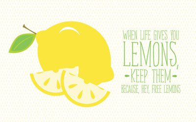 

Akhuratha amotivational--life-inspirational-lemons-gives Wall Poster Paper Print(12 inch X 18 inch, Rolled)