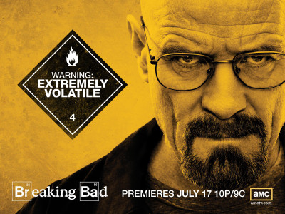 

Aabhaas TV Show Breaking Bad Bryan Cranston Walter White Warning Yellow HD Wall Poster Paper Print(12 inch X 18 inch, Rolled)