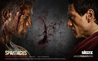 

Aabhaas TV Show Spartacus Spartacus: War Of The Damned HD Wall Poster Paper Print(12 inch X 18 inch, Rolled)