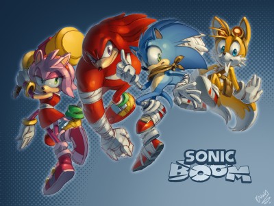 

TV Show Sonic Boom Sonic The Hedgehog Knuckles The Echidna Amy Rose Miles Paper Print(12 inch X 18 inch, Rolled)