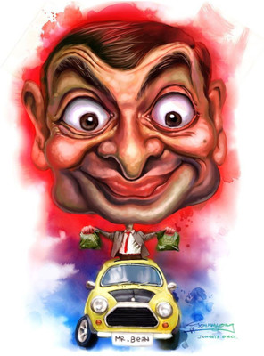 

Aabhaas TV Show Mr Bean Rowan Atkinson Celebrity HD Wall Poster Paper Print(12 inch X 18 inch, Rolled)