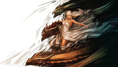 

Aabhaas Wall Poster-Game-of-Thrones-dragon-Daenerys-Targaryen Paper Print(12 inch X 18 inch, Rolled)