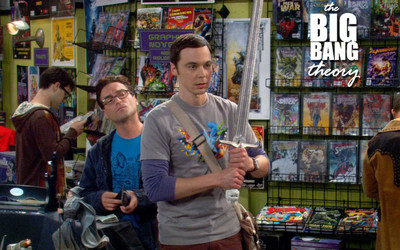 

TV Show The Big Bang Theory Johnny Galecki Leonard Hofstadter Jim Parsons Sheldon Cooper HD Wall Poster Paper Print(12 inch X 18 inch, Rolled)