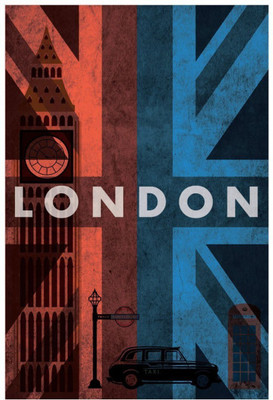 

Akhuratha Wall Poster -london-pop-art-qaqfpmsym Paper Print(18 inch X 12 inch, Rolled)