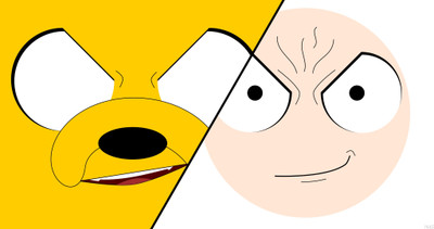 

TV Show Adventure Time Mad Finn And Jake HD Wall Poster Paper Print(12 inch X 18 inch, Rolled)
