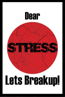 

Akhuratha Wall Poster dear-stress-lets-breakup-biocg-qathvsr Paper Print(18 inch X 12 inch, Rolled)