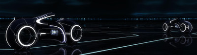 

Akhuratha Wall Poster Tron-Legacy-Light-Cycle-movies-multiple-display Paper Print(12 inch X 18 inch, Rolled)