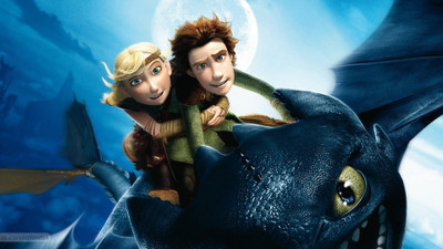 

Akhuratha Wall Poster How-to-Train-Your-Dragon-Dreamworks-movies Paper Print(12 inch X 18 inch, Rolled)